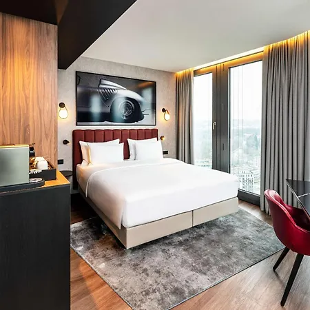 호텔 Radisson Blu At Porsche Design Tower 슈투트가르트
