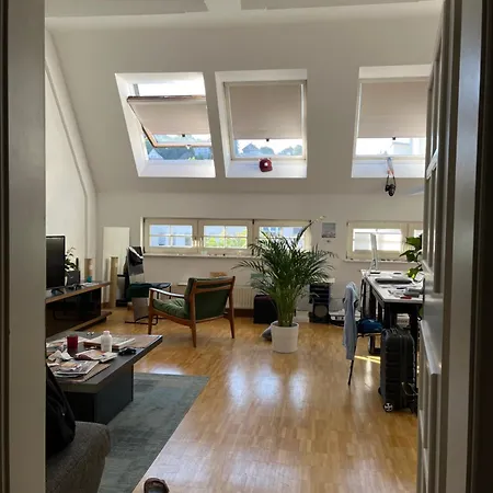 Loftcharakter Mit Schoener Aussicht Ueber 公寓
